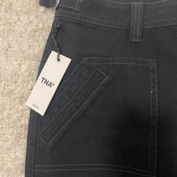 Aritzia Black Mini Skirt with Pocket Details - Picture 3 of 3